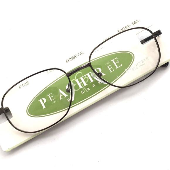 PEACH by Capri reading glasses frame NWT gunmetal - Picture 7 of 7